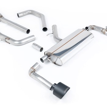 Hyundai/Kia i30N Performance Facelift (GPF Models) - Cat Back Exhaust System with Cerakote Black GT-139 Trims - Removes OPF - Cerakote Black