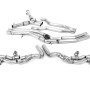 Lamborghini Urus - OPF Back Exhaust System with Active Centre & GT-115 Brushed Titanium Trims - Brushed Titanium