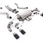 Land Rover Defender 90 5.0 V8 (GPF Models) - Resonated (Quieter) GPF/OPF Back Valved System with Quad JET-90 Carbon Trims - Carbon Fibre