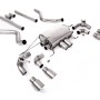 Land Rover Defender 90 5.0 V8 (GPF Models) - Non Resonated (Louder) GPF/OPF Back Valved System with Quad GT-90 Brushed Titanium Trims - Brushed Titanium