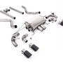 Land Rover Defender 90 5.0 V8 (GPF Models) - Non Resonated (Louder) GPF/OPF Back Valved System with Quad JET-90 Carbon Trims - Carbon Fibre