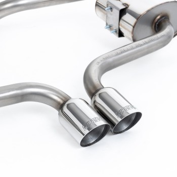 Mini Cooper S R53 - Non-Resonated (Louder) Cat-Back Exhaust System with Polished Trims