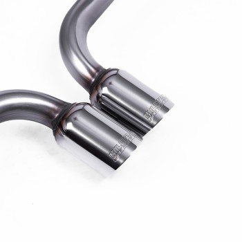 Mini Cooper S R53 - Full Non-Resonated (Louder) Exhaust System with Hi-Flow Sports Catalyst & Polished Trims