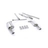 Mini Cooper S R55 Clubman - Non-Resonated (Louder) Cat-Back Exhaust System with Polished Dual JET Trims