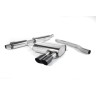 Mini Cooper S F56 - Resonated (Quieter) Cat-Back Exhaust System with Cerakote Black Tips - Cerakote Black