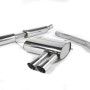 Mini Cooper S F56 - Resonated (Quieter) Cat-Back Exhaust System with Polished Tips - Polished