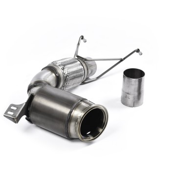 Mini Cooper S F55/F56 - Large Bore Downpipe with Hi-Flow Sports Catalyst (For Milltek Cat-Back) - Milltek Cat-Back