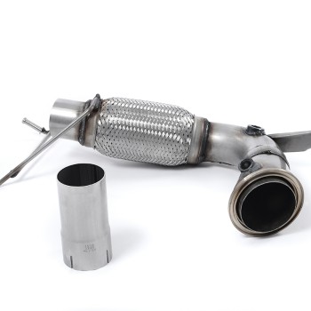 Mini Cooper F56 (Pre-LCI only) - Large Bore Downpipe with Catalyst Delete (For Milltek Cat-Back)