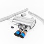 Mini Cooper S F56 - Valved & Non-Resonated (Louder) Cat-Back Exhaust System with Burnt Titanium Tips - Burnt Titanium