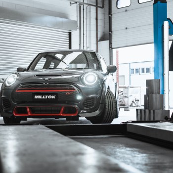 Mini Cooper S/JCW F56 (LCI Only) - GPF/OPF Back Exhaust System with Cerakote GT-90 Trims - Cerakote Black