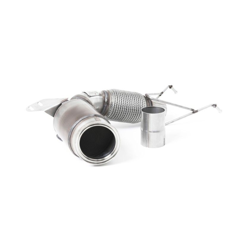 Mini Cooper S/JCW F55/F56 (LCI Only) - Large Bore Downpipe with Hi-Flow Sports Cat (For Milltek Systems) - Milltek System