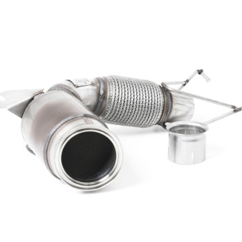 Mini Cooper S/JCW F55/F56 (LCI Only) - Large Bore Downpipe with Hi-Flow Sports Cat (For OE Systems) - OE System