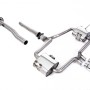 Mini Cooper S R53 - Resonated (Quieter) Cat Back Exhaust System with Polished Trims - Polished