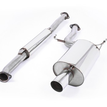 Mitsubishi Evo 9/IX - Cat Back Exhaust System with Polished Trim