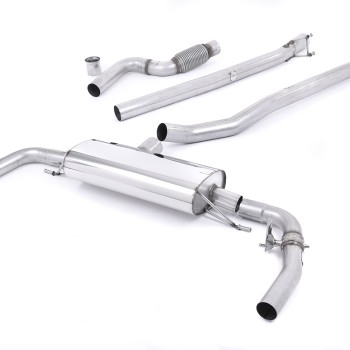 Mercedes CLA45 AMG - Non-Resonated (Louder) Cat-Back Exhaust System - Uses OE Trims - Valved