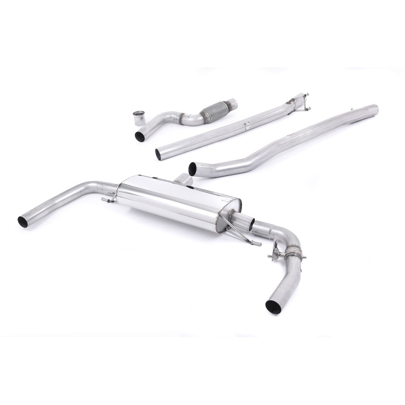 Mercedes CLA45 AMG - Non-Resonated (Louder) Cat-Back Exhaust System - Uses OE Trims - Valved