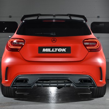 Mercedes A45 AMG W176 - Non-Valved & Non-Resonated Cat-Back Race Exhaust System (Uses OE Trims) - Non-Valved