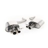 Mercedes C63/C63S W205 Saloon (Non GPF Models) - Rear Silencers for OE Valve Control