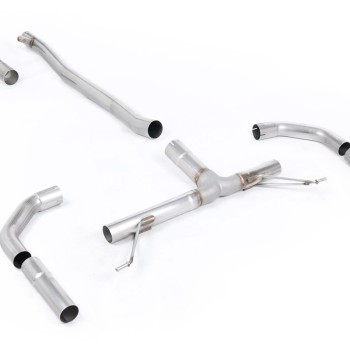 Mercedes A35 AMG - Race & Non-Valved Front Pipe Back Exhaust (Uses OE Trims) - Non-Valved
