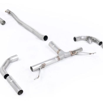 Mercedes A35 AMG - Race & Valved Front Pipe Back Exhaust (Uses OE Trims) - Valved