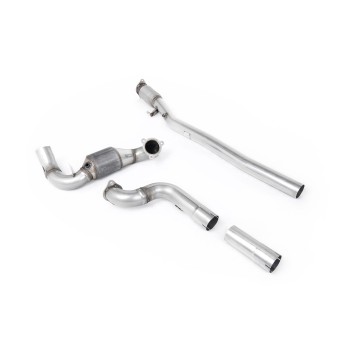 Mercedes A35 AMG (GPF Models) - Large Bore Downpipe with Hi Flow Sports Cat (For Milltek) - Non Hybrid Models
