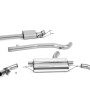 Mercedes A45/A45S AMG W177 Hatch - Resonated GPF Back Exhaust System - Uses OE Trims