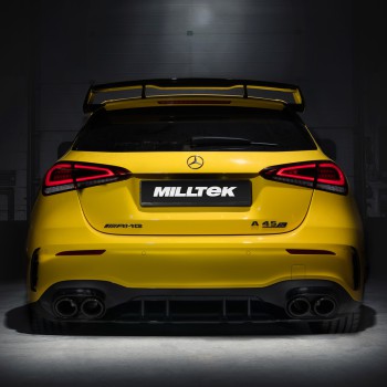 Mercedes A45/A45S AMG W177 Hatch - Non-Resonated (Louder) GPF Back Exhaust System - Uses OE Trims