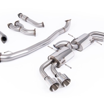 Nissan GT-R R35 - Non-Resonated Race Primary Cat-Back Exhaust System - Polished