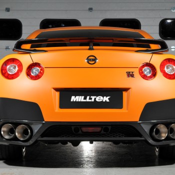 Nissan GT-R R35 - Non-Resonated Race Primary Cat-Back Exhaust System - Brushed Titanium