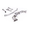 Nissan GT-R R35 - Non-Resonated Race Primary Cat-Back Exhaust System - Brushed Titanium