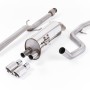 Peugeot 208 GTi - Non-Resonated (Louder) Cat-Back Exhaust System with Polished Trims - Polished