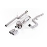 Peugeot 208 GTi - Non-Resonated (Louder) Cat-Back Exhaust System with Titanium Trims - Brushed Titanium