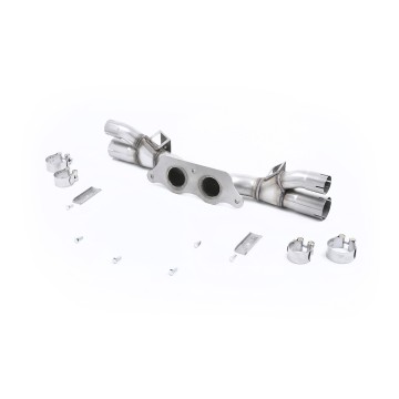 Porsche 991.1/991.2 GT3 & GT3 RS - Rear Silencer Bypass - Re-uses OE Trims - OE Tips