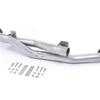 Porsche 997.2 C2/C4/S/GTS - Rear Silencer Delete Assembly - Fits with both Porsche Sport Exhausts (Valved) and Standard OE Systems