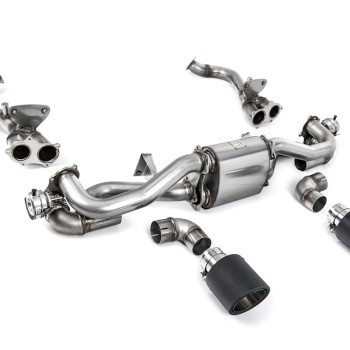 Porsche 718 GTS & Spyder Boxster/GT4 4.0 Cayman (GPF Pre Feb 2020 Models) - GPF/OPF Bypass With Carbon Jet-115 Trims - Carbon Fibre