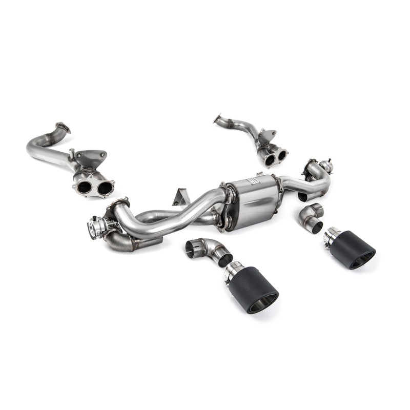 Porsche 718 GTS & Spyder Boxster/GT4 4.0 Cayman (GPF Pre Feb 2020 Models) - GPF/OPF Bypass With Carbon Jet-115 Trims - Carbon Fibre