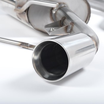 Renault Clio 197 2.0 16V - Resonated Cat-Back Exhaust System with Polished Trims
