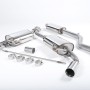 Renault Clio 197 2.0 16V - Resonated Cat-Back Exhaust System with Polished Trims