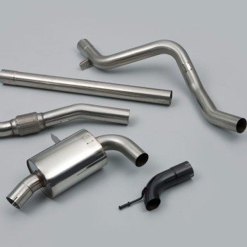 Renault Megane Renaultsport II (Cup, Trophy/Trophy R) - Non-Resonated (Louder) Cat-Back Exhaust System - Uses OE Tip