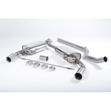 Renault Clio 197 2.0 16V - Non-Resonated (Louder) Cat-Back Exhaust System with Polished Trims