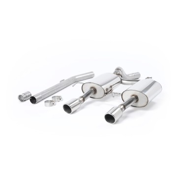 Renault Clio 182 2.0 16V - Non-Resonated (Louder) Cat-Back Exhaust System with Dual Polished Trims