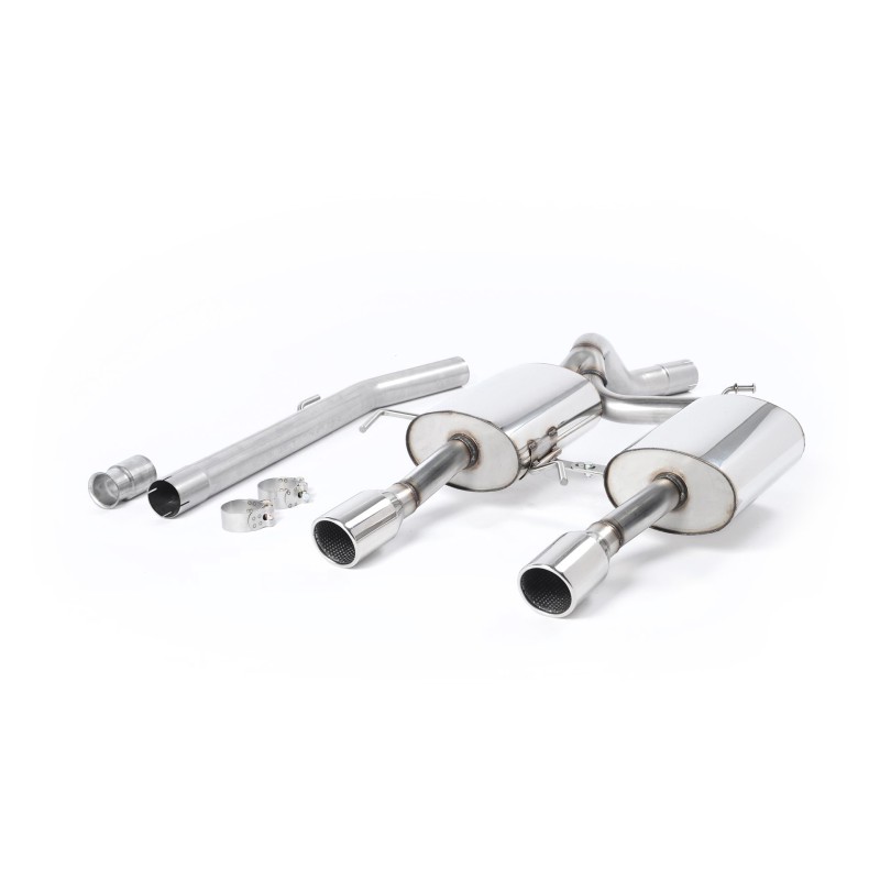 Renault Clio 182 2.0 16V - Non-Resonated (Louder) Cat-Back Exhaust System with Dual Polished Trims