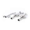Renault Clio 182 2.0 16V - Non-Resonated (Louder) Cat-Back Exhaust System with Dual Polished Trims