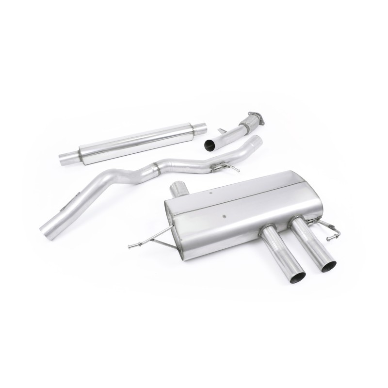Renault Megane Renaultsport 280 (Non GPF Models) - Resonated Cat-Back Exhaust System - Uses OE Tips