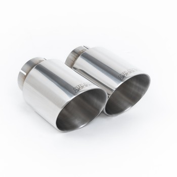Range Rover Sport TDV6 & TDV8 L494 - Rear Silencer Delete with Polished GT-90 Trims