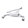 Toyota GT86/Subaru BRZ - Non-Resonated (Louder) Secondary Cat-Back Exhaust System with Polished GT-115 Trims - Polished