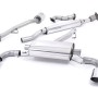 Toyota GT86/Subaru BRZ - Resonated (Quieter) Primary Cat-Back Exhaust System with Polished GT-115 Trims - Polished