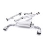 Toyota GT86/Subaru BRZ - Resonated (Quieter) Primary Cat-Back Exhaust System with Polished GT-115 Trims - Polished