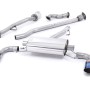 Toyota GT86/Subaru BRZ - Non-Resonated (Louder) Primary Cat-Back Exhaust System with Burnt Titanium Trims - Burnt Titanium