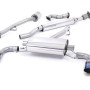Toyota GT86/Subaru BRZ - Resonated (Quieter) Primary Cat-Back Exhaust System with Burnt Titanium Trims - Burnt Titanium